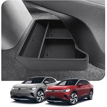 Compatible with VW ID.4 ID4 2021-2025 & VW ID.5 ID5 2023-2026 Centre Console Organizer Armrest Storage Box Tray Center Organiser VW ID4 ID5 Accessories Black