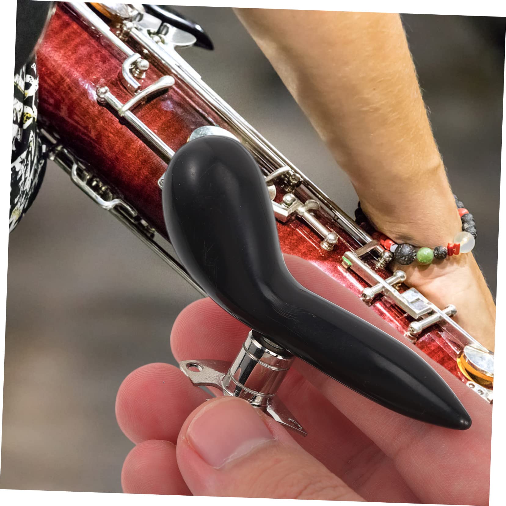 TOYANDONA 3pezzi Supporto Per Fagotto Con Base Stabile e Manico Rimovibile Accessorio Per Strumenti Musicali Design Ergonomico Per La Pressione Sul Polso Durante La Pratica