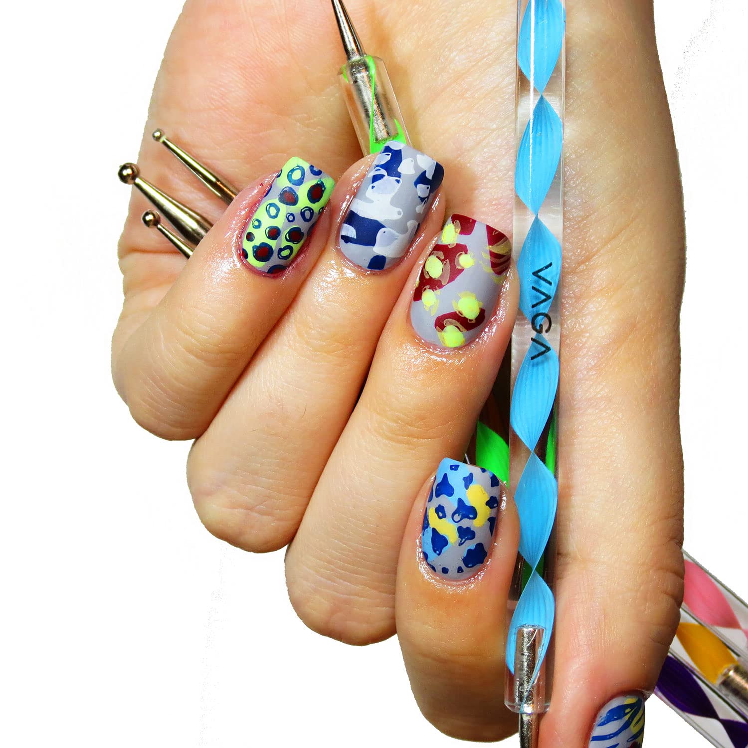 5 nail art dotting tool