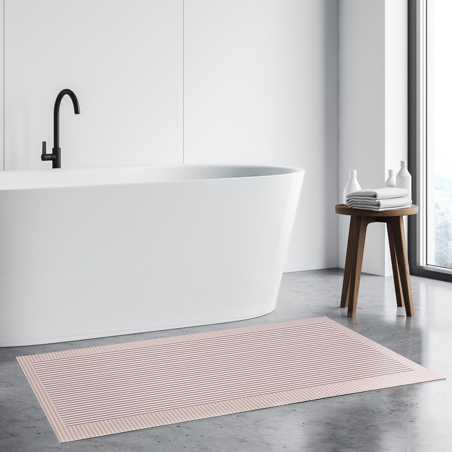 Amazon.com: coldzera Bath Rug - Super Absorbent, Quick-Drying, Non-Slip ...