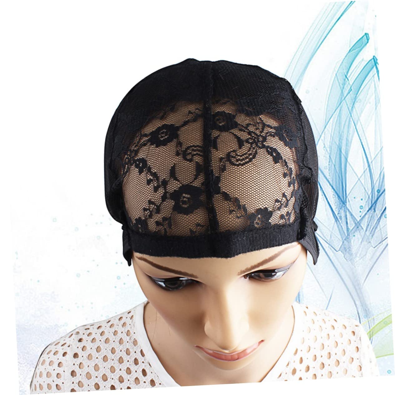 Mikinona Strong Sturdy Wig Cap Crochet Wig Hair Net Perfect for Weaving Easy to Wash