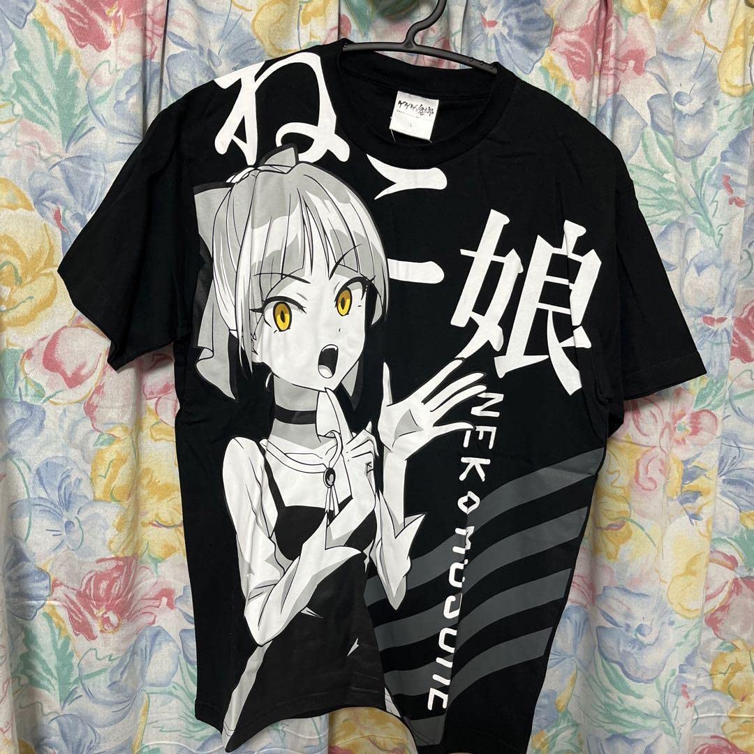 ゲゲゲの鬼太郎 猫娘 Tシャツ 水木しげる HEROISM ゲゲゲの鬼太郎 猫娘 Tシャツ 水木しげる HEROISM