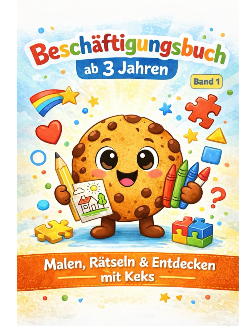 Keks & die schlauen Seiten -Malen, Rätseln & Entdecken ab 3 Jahren
