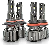 Vista 16 de POISON SCORPION Faros antiniebla H4, foco 6500K 600% con ventilador, paquete de 2