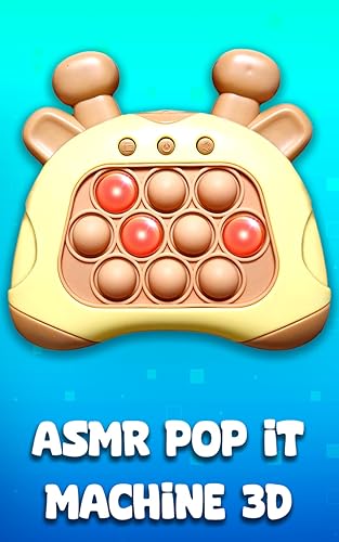 Brinquedo Eletrônico Pop It ASMR - Jogo Relaxante de Máquina Antiestresse