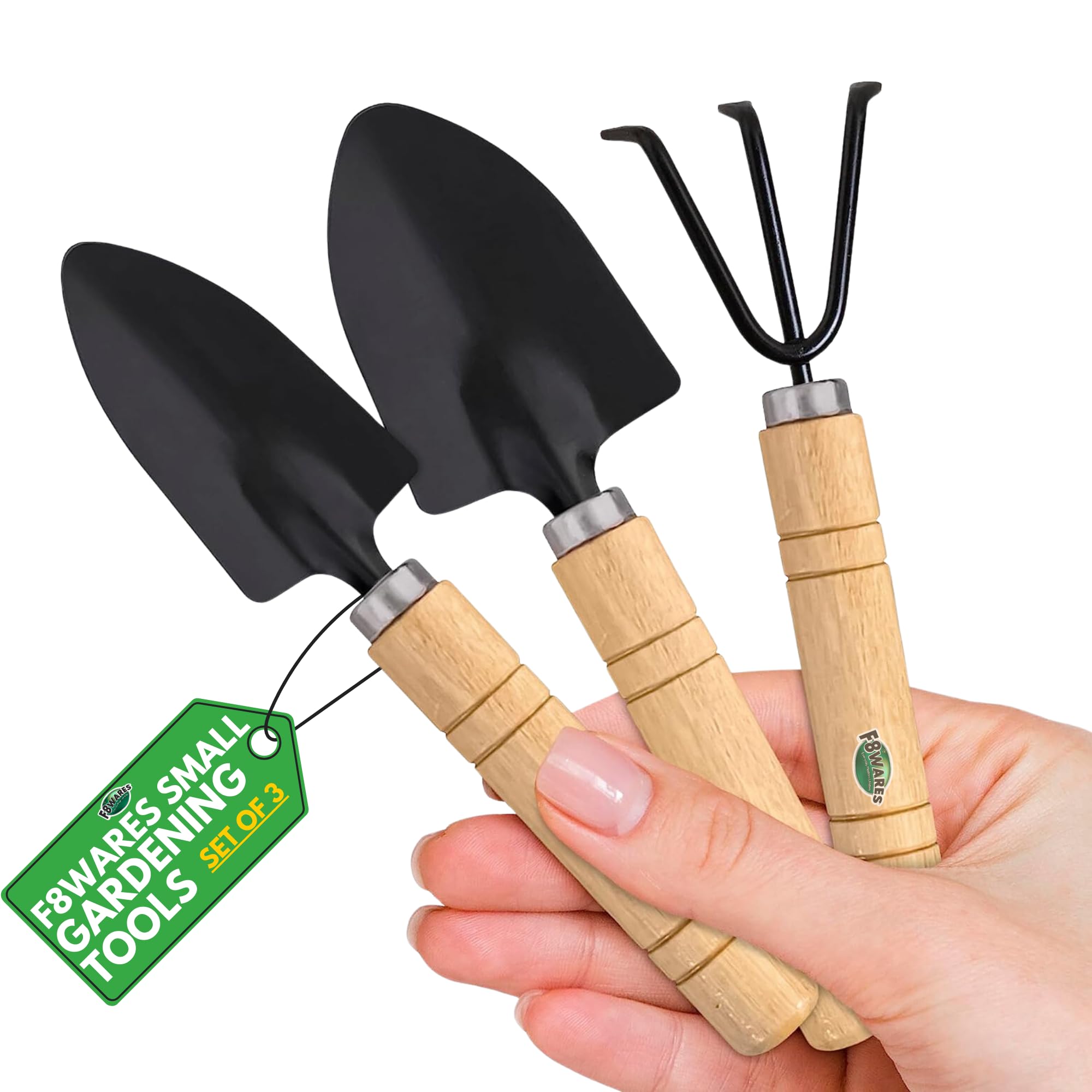 See full amazon price history chart for F8WARES 3 Pcs Compact Gardening Hand Tool Kit for Home Gardening (Hand Cultivator, Trowel, Transplanter) F8WARES 3 Pcs Compact Gardening Hand Tool Kit for Home Gardening (Hand Cultivator, Trowel, Transplanter) (B0CSP257QT) Amazon Price History, Amazon Price Tracker