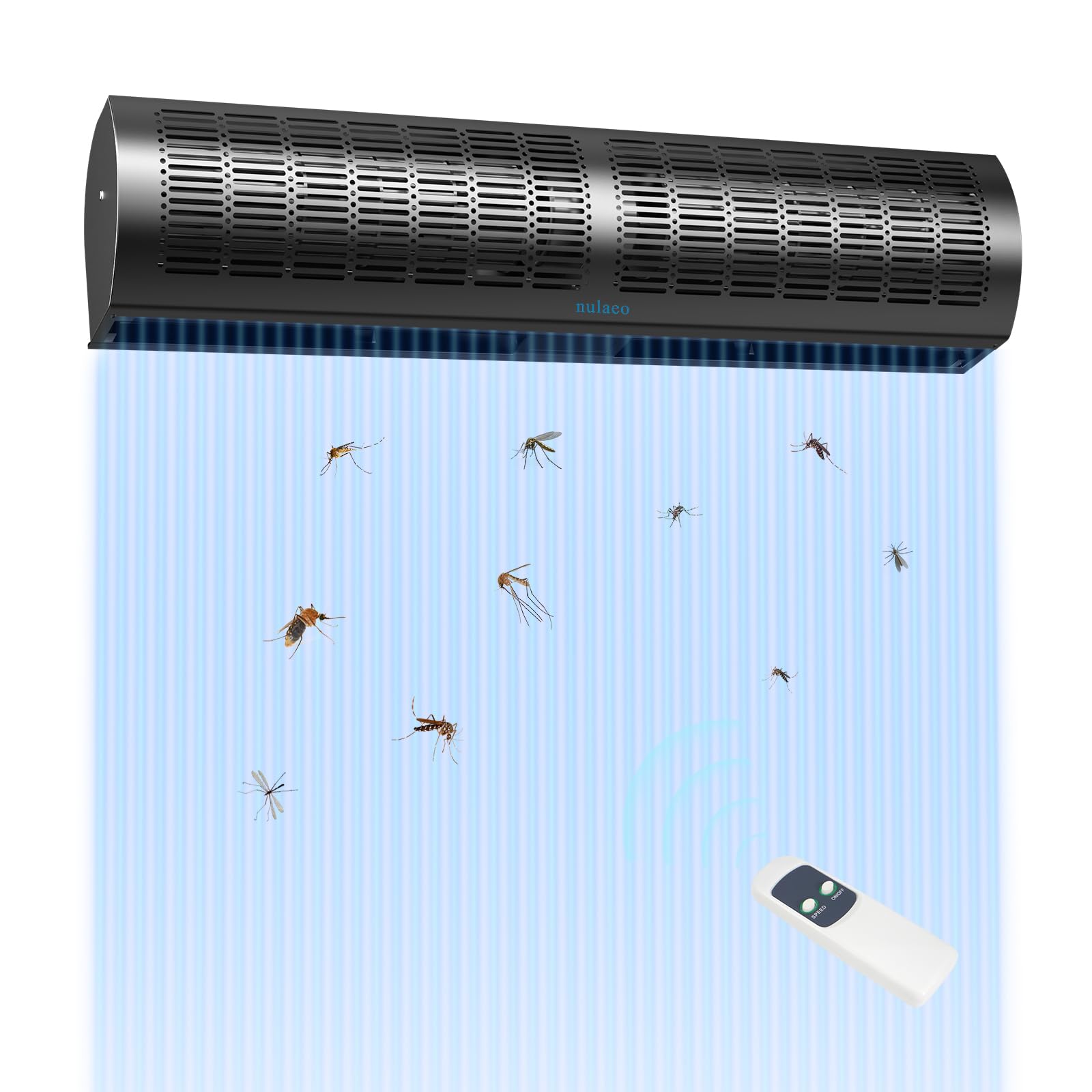 Photo 1 of NULAEO 36'' 2-Speed Wall-Mounted Air Curtain, Auto Magnetic Switch