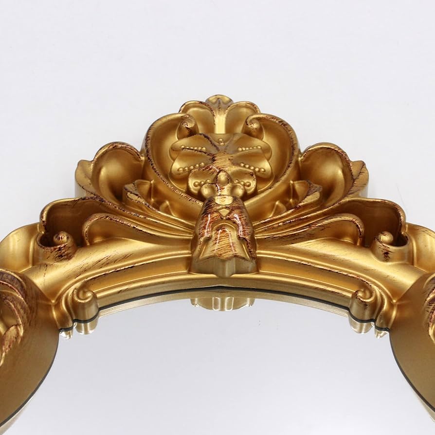 【値下げ】アンティーク鏡 イタリア製ウオールミラー アンティーク調ミラー mofioliantisi