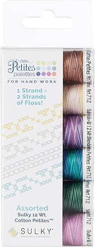 Miniatura 5 de Sulky Sampler 712-13 unidades de algodón (12 wt, surtido de colores brillantes)