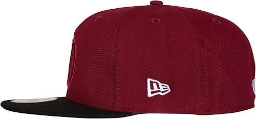 Miniatura 3 de New Era Daredevil - Sombrero ajustado de ala negra 59Fifty (as1, numérico, numérico_7, 7 ajustado), Rojo -