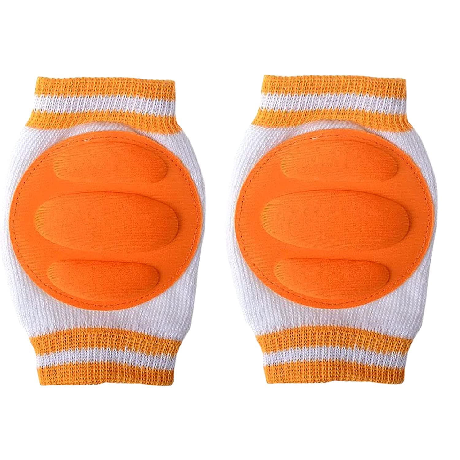 IVAR Baby Knee & Elbow Guard pad for Crawling Toddlers Anti-Slip Padded Infant Girl Boys Safety Protector Comfortable Knee Cap Elbow Safety Protector Set of 2 Pair (Multicolor, 2-3 Years)