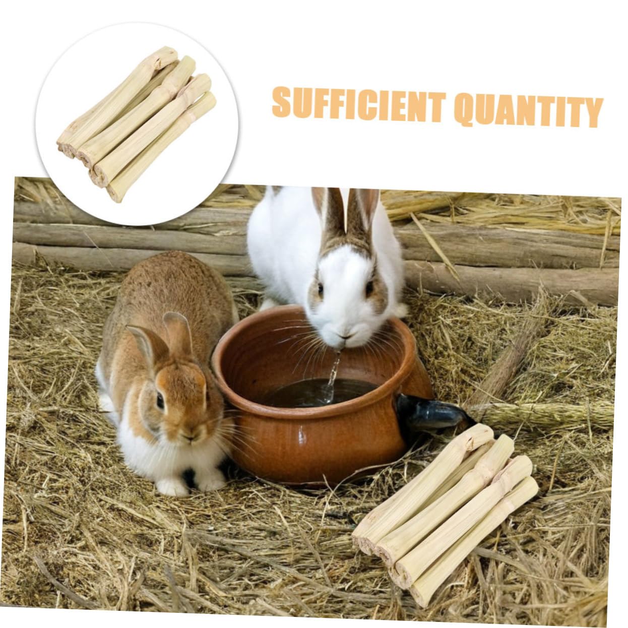 iplusmile Bâtonnets à Mâcher pour et Petits Animaux Molaire Ergonomique pour Rongeurs Hamsters Cobayes et Chinchillas Stimule et Améliore Comportement
