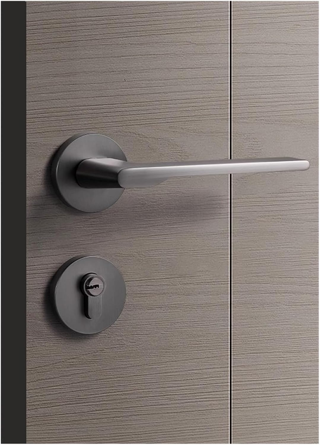 Indoor Door Lock Bedroom Split Lock Silent Magnetic Door Lock Black Gray Home Wooden Door Lock(Magnetic Door Lock)