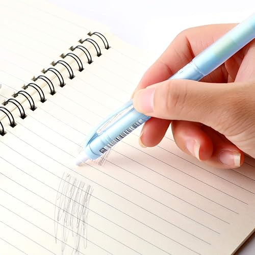 Miniatura 3 de Boao Juego de 23 lápices mecánicos de 0.035in, incluye 12 lápices mecánicos, 8 tubos de repuestos para lápices, 3 borradores para la escuela y la