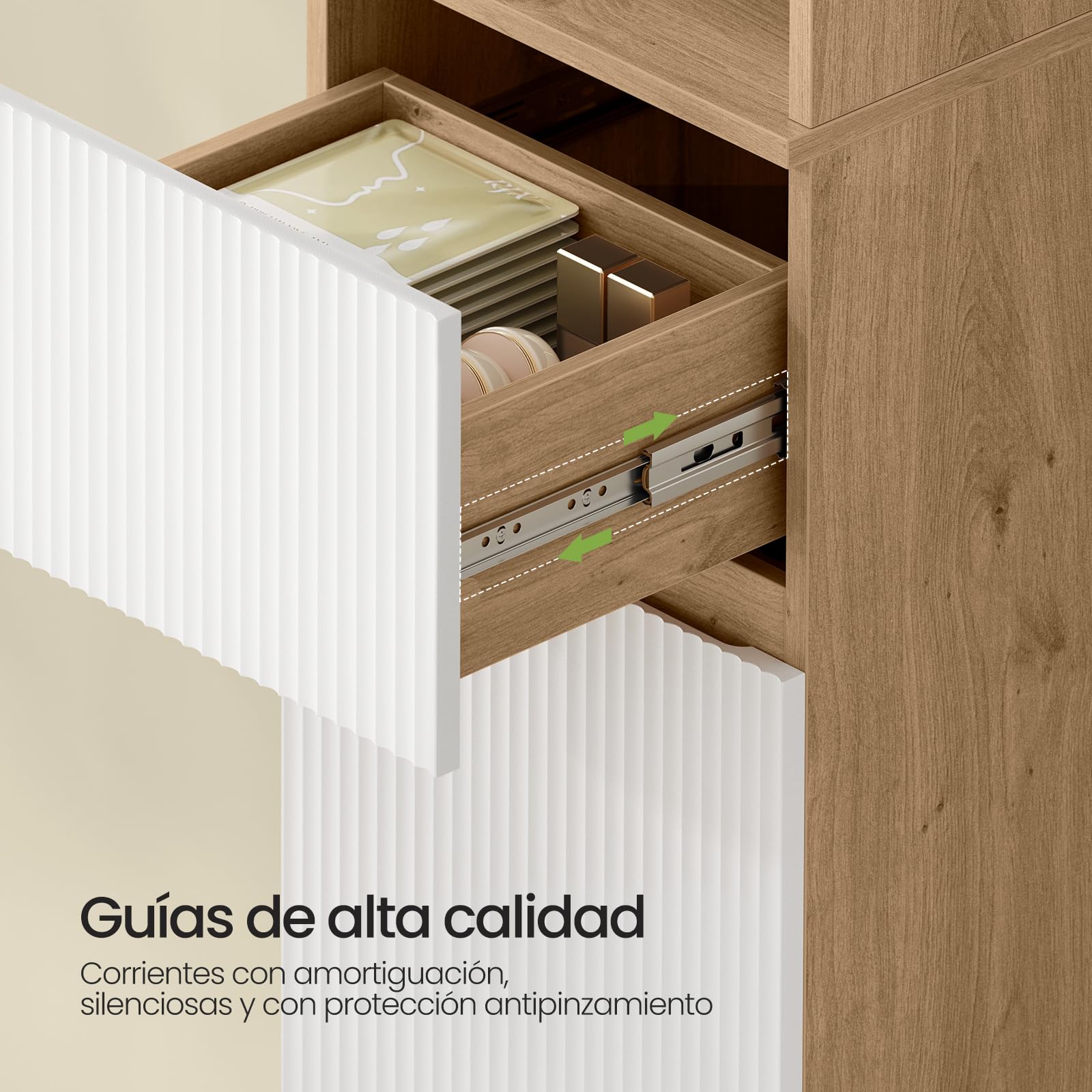 EUGAD Mueble de Baño, Armario de Baño Alto con 2 Compartimentos con Puerta, 1 Abierto, 1 Cajón y Estantes Ajustables, 35 x 30 x 176,5 cm, Madera de Ingeniería, para Espacios Reducidos, Blanco + Roble