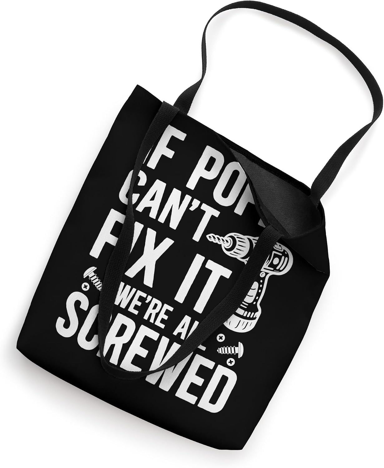 Poppy Grandpa Poppy Grandfather Funny Poppy Tote Bag