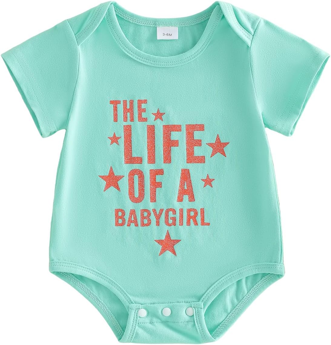 Newborn Baby Girl Outfits The Life Of A Baby Girl Short Sleeve Bubble Romper Shirt Oversized Bodysuit Summer Clothes