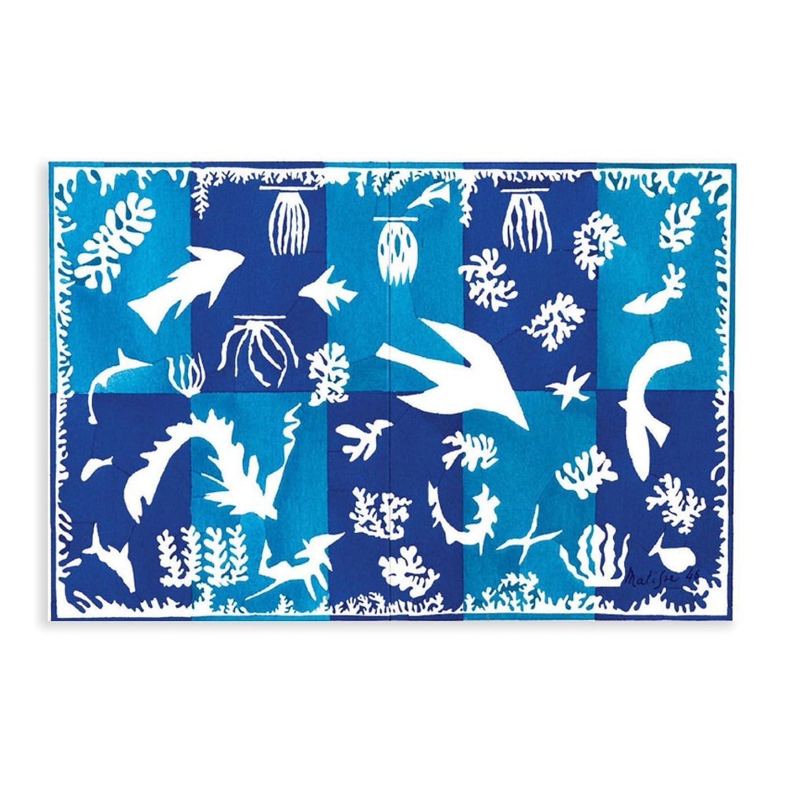 DFJyjFGJJ Polynesia, The Sea by Henri Matisse Fauvism Painting Canvas Art Poster And Wall Art Picture Print Modern Family Bedroom Decor Posters 20x30inch(50x75cm)