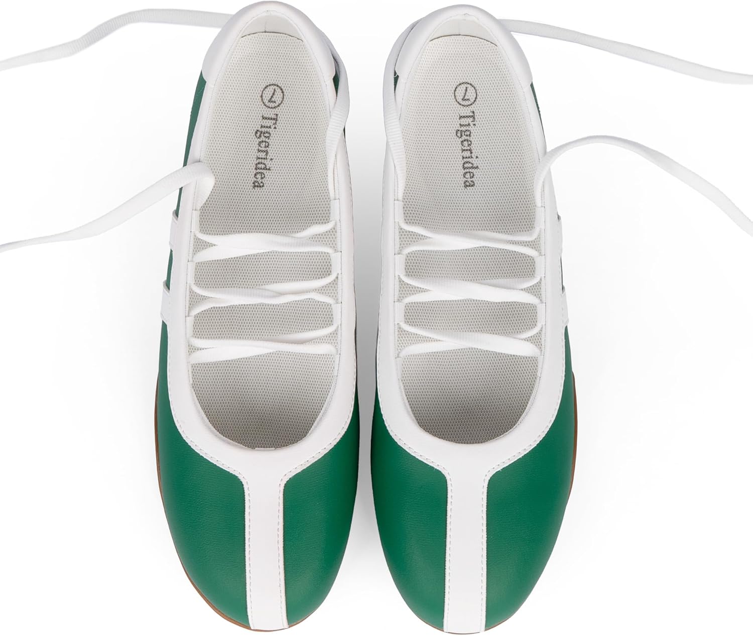 Sneakers for Women Comfortable Business Casual Tennis Shoes Lightweight Lace Up Ballet Flats Footwear Women's Fashion Retro Mary Jane Sneakers - Image 5