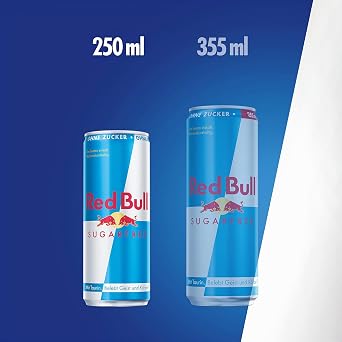Red Bull Sugarfree - 24 Tray (250 ml) (Pack of 2)