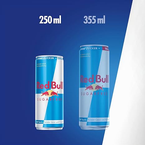 Red Bull Sugarfree - 24 Tray (250 ml) (Pack of 2)