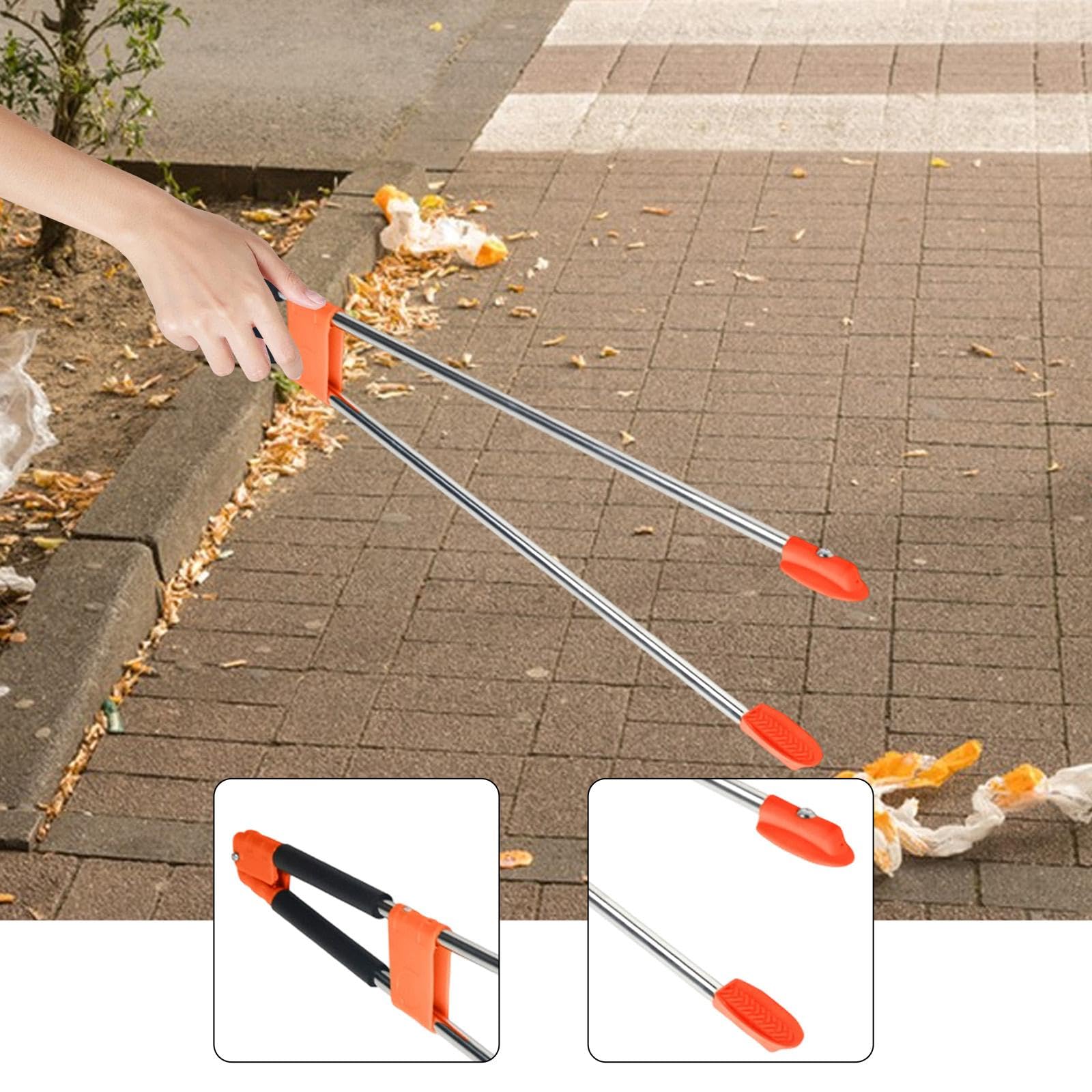Perfeclan Pinzas para Recoger Basura, Herramienta de Alcance para Recoger desechos, para Mayores, de aleación de Aluminio, Pinzas para Basura para