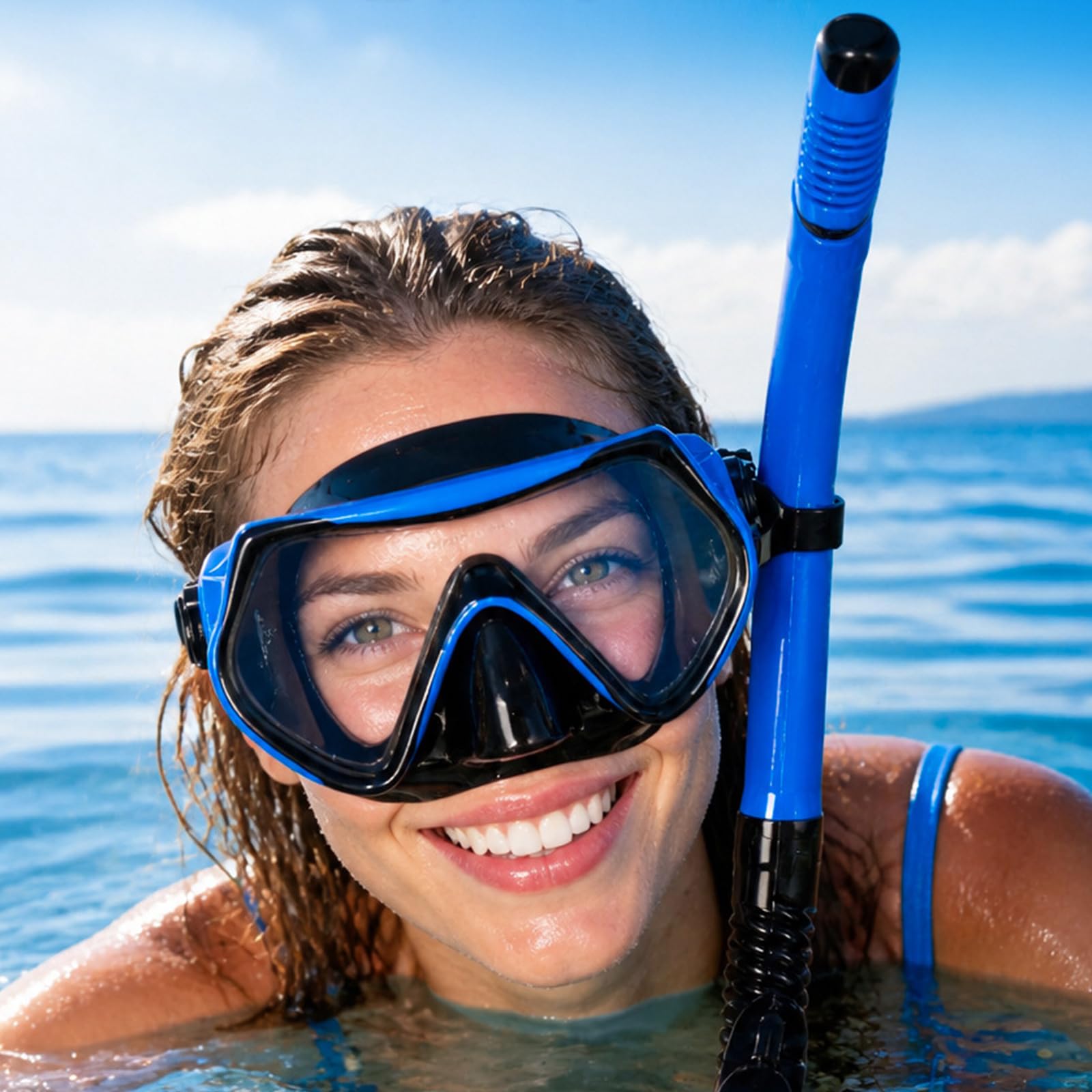 Trattamenti per il viso Occhiali da immersione Copertura per il viso Panoramica a 180 gradi Snorkeling Occhiali per Immersioni Immersioni Snorkeling Apnea Nuoto Adulti Snorkeling Maschera per il viso
