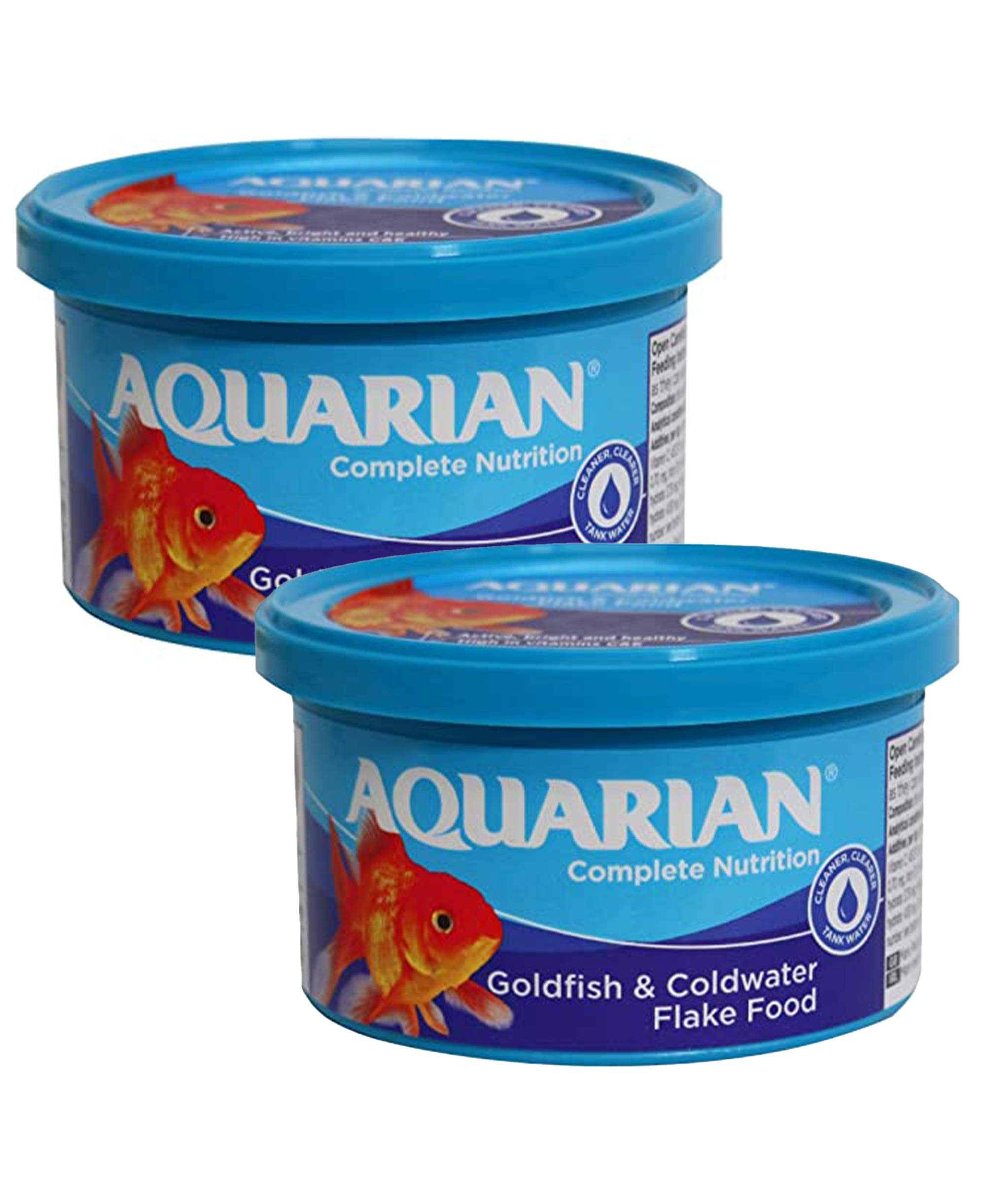 KRISP 2 x 50g Fish Food Flakes Goldfish Coldwater Multi Vitamin Nutrition