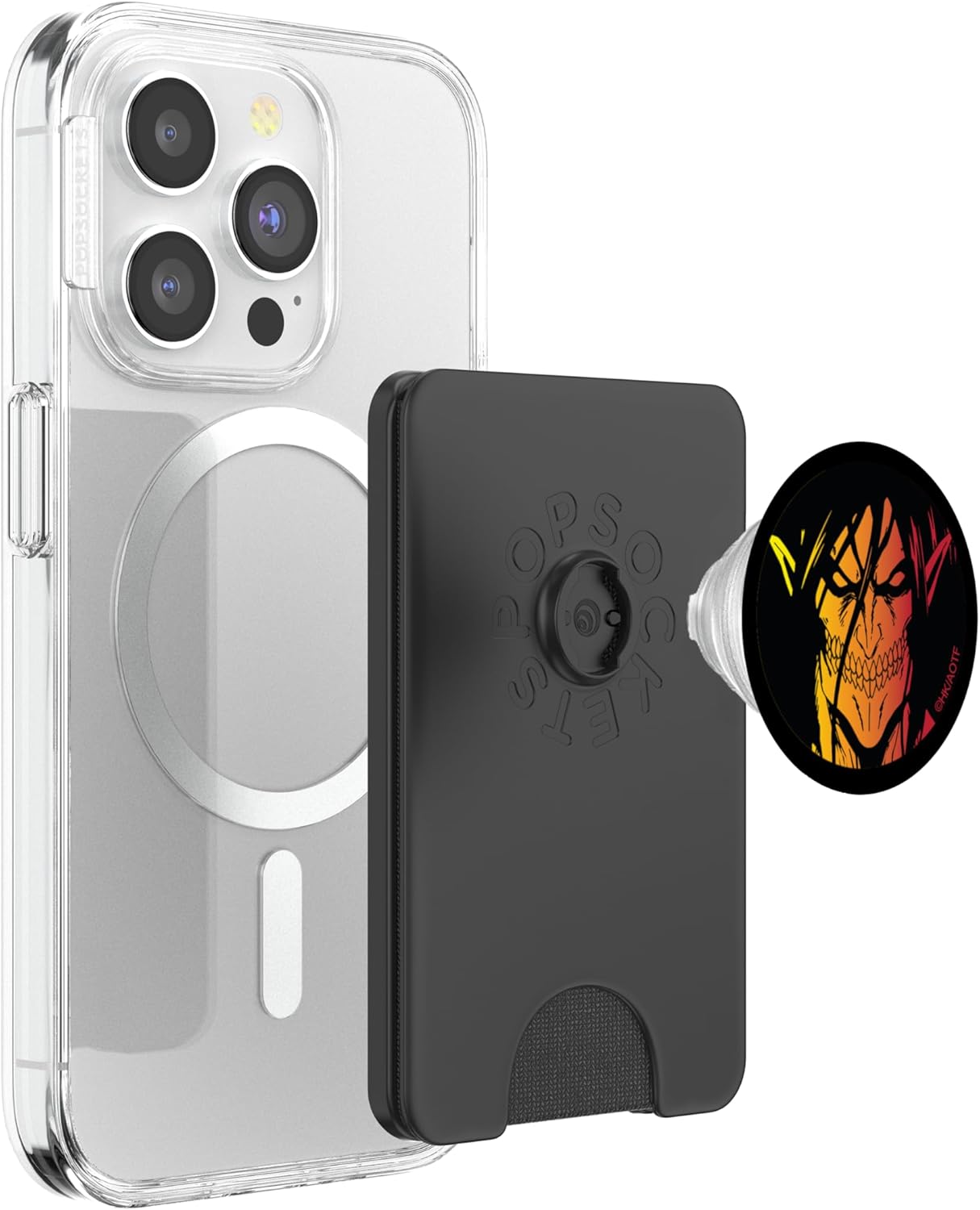 Attack on Titan Season 4 Portrait of a Titan PopSockets PopWallet for MagSafe