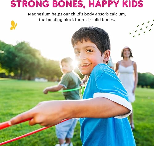 Miniatura 4 de Paquete de 2 gomitas de glicinato de magnesio para niños y adultos, sabor a bayas y naranja