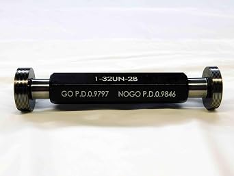 NEW 1" 32 UN 2B Thread Plug GAGE 1.00 1.0 GO NO GO P.D.S = .9797 & .9846