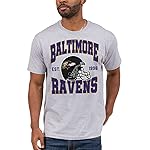 Junk Food Clothing x NFL - Baltimore Ravens - Team Helmet - Unisex Adult Short Sleeve Fan T-Shirt for Men and Women - Size XX-Large