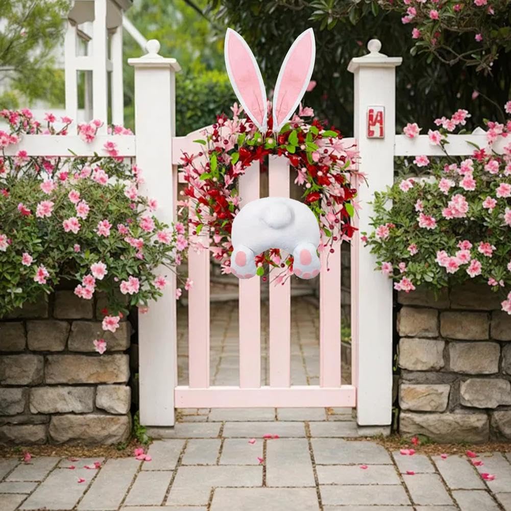 Ghirlanda di coniglietto pasquale rosa / Ghirlanda di Pasqua