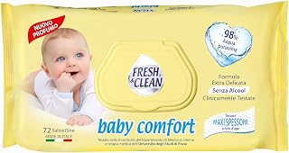 salviettine classiche umidificate e delicate per bambini 1 confezione da 72 salviettine