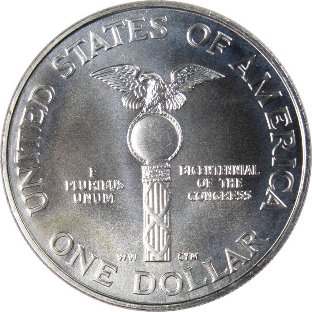 1989 D Congress Bicentennial Commemorative Silver Dollar