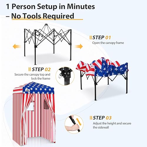 Vista 129 de EAGLE PEAK Flex - Toldo emergente ultra compacto de 4 x 4, refugio solar, vestidor, toldo portátil de privacidad tipo cabana para piscina, sesiones