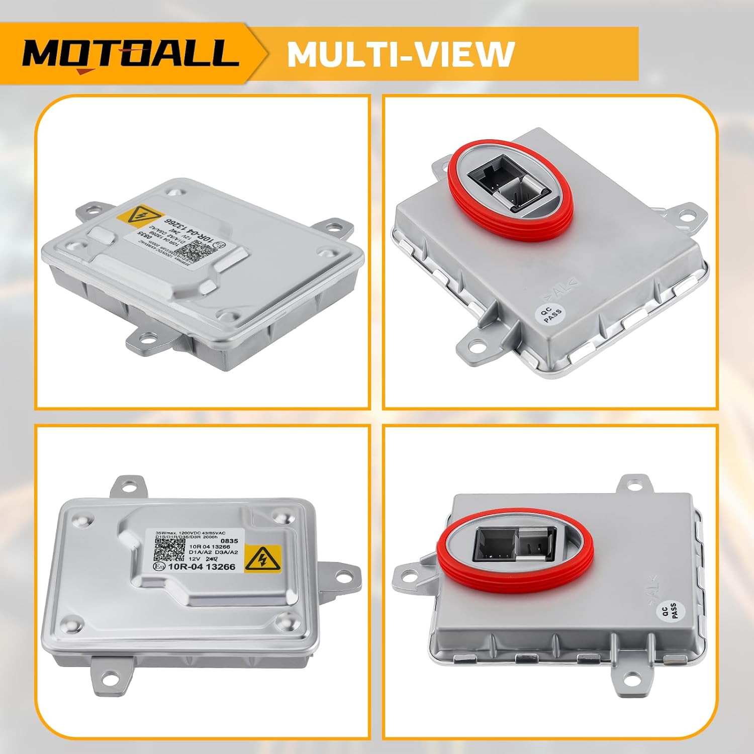 MOTOALL HID Xenon Headlight Lamp D2S Ballast Control Module Igniter for Mini BMW Replaces 63117356250 63127296090