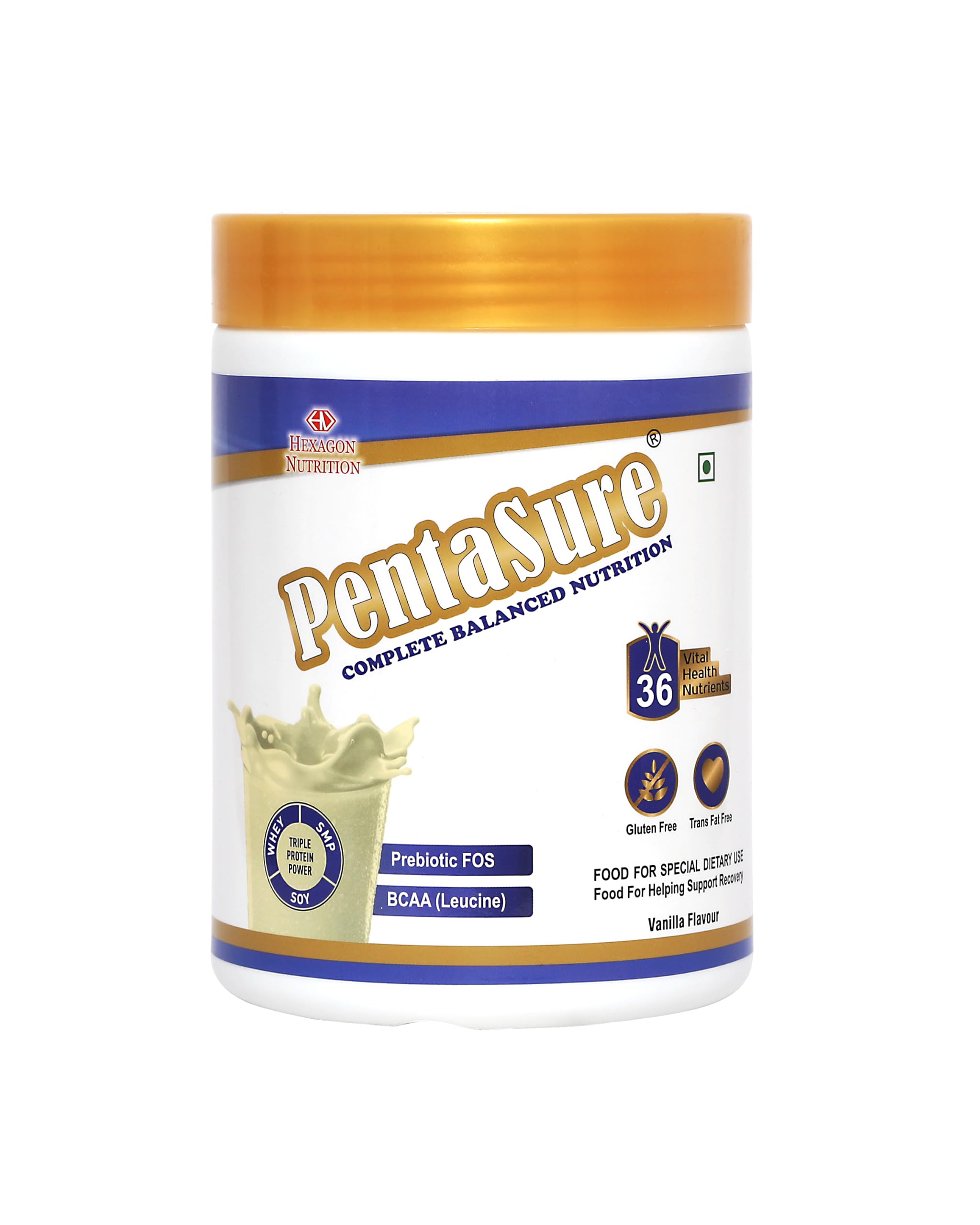 PentaSure Complete Balanced Nutrition | Daily Nutrition Protein Shake | Vanilla - 1kg | Whey, Milk & Soy Protein Blend | BCAA (Leucine) & Prebiotic FOS | Supports Energy, Immunity & Muscle Health — Amazon image 11