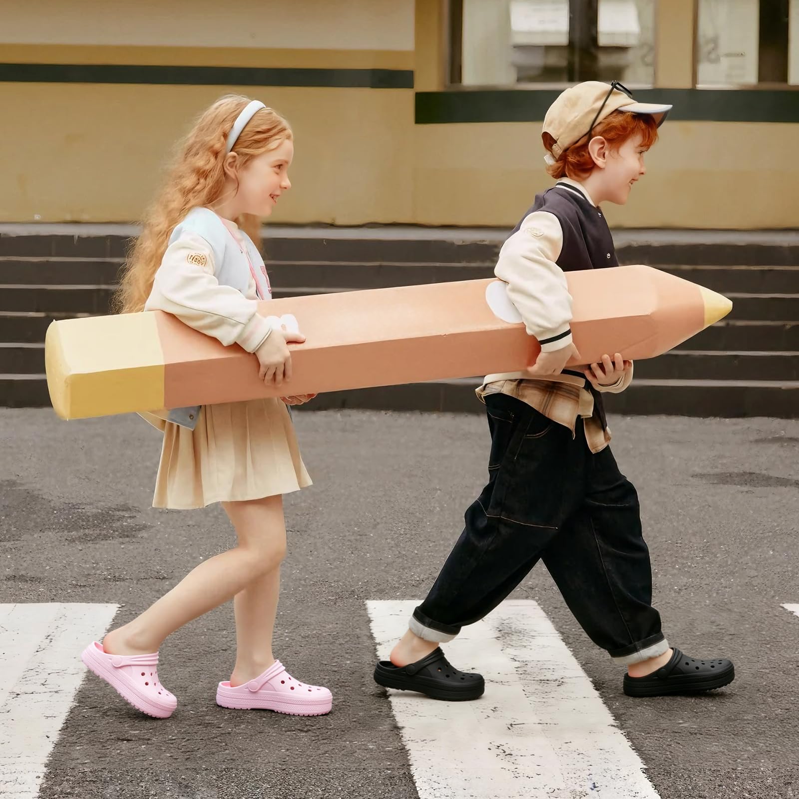 DDFOX Kid's Garden Clogs Cute Slides Sandals Beach Slipper Indoor Outdoor-Friendly Comfy Lightweight - 4