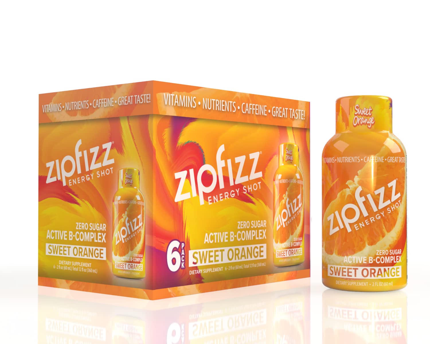 Buy Zipfizz 2oz Energy Sweet Orange Flavor Hydrating Electrolyte