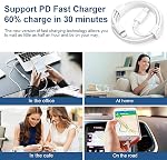 iPhone Charger Fast Charging【Apple MFi Certified】 2 Pack USB C Charger Block with 6FT USB C to Lightning Cables Compatible with iPhone 14/13/12/11 Pro Max/Xs Max/XR/AirPods Pro