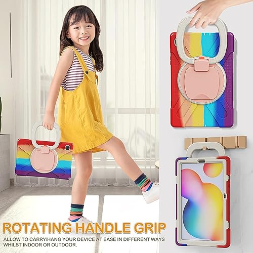 Miniatura 125 de Funda resistente para Galaxy Tab S10 Ultra 2024/S9 Ultra 2023/S8 Ultra 2022, funda híbrida resistente con soporte para bolígrafo S, funda a prueba