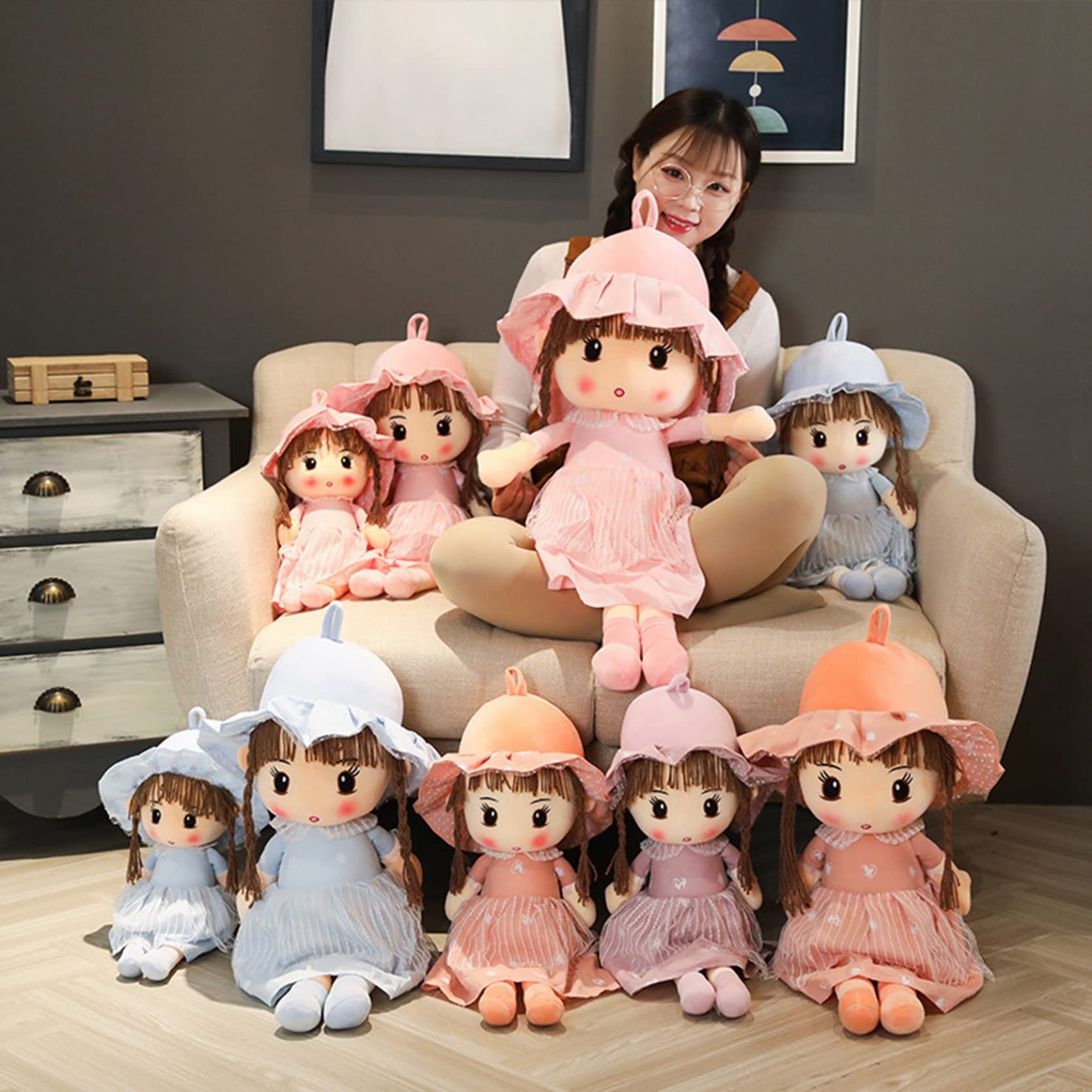 Amazon.co.jp: ぬいぐるみ ドール 人形 90cm かわいい ふわふわ