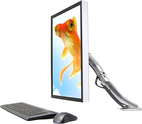 Miniatura 2 de Ergotron Brazo de monitor único MX, soporte de escritorio VESA para monitores de hasta 30 pulgadas, 14 a 30 libras, aluminio pulido