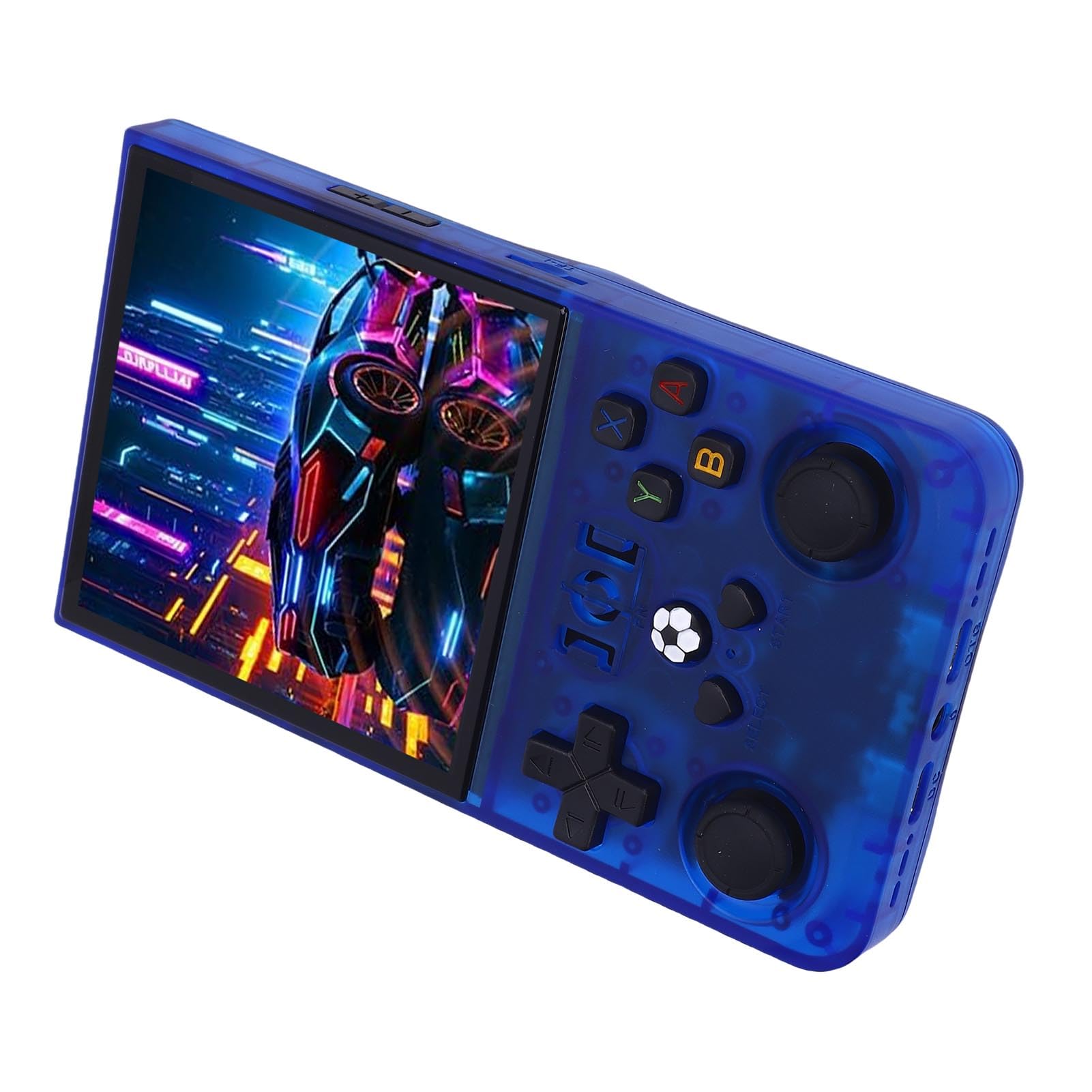Aramox Console di Gioco Portatile retrò, Console di Gioco Portatile ABS con Schermo da 4 Pollici 720x720, , Batteria da 4000 MAh, Doppi Joystick per Viaggi, Spostamenti, Fan dei Giochi retrò (64G)