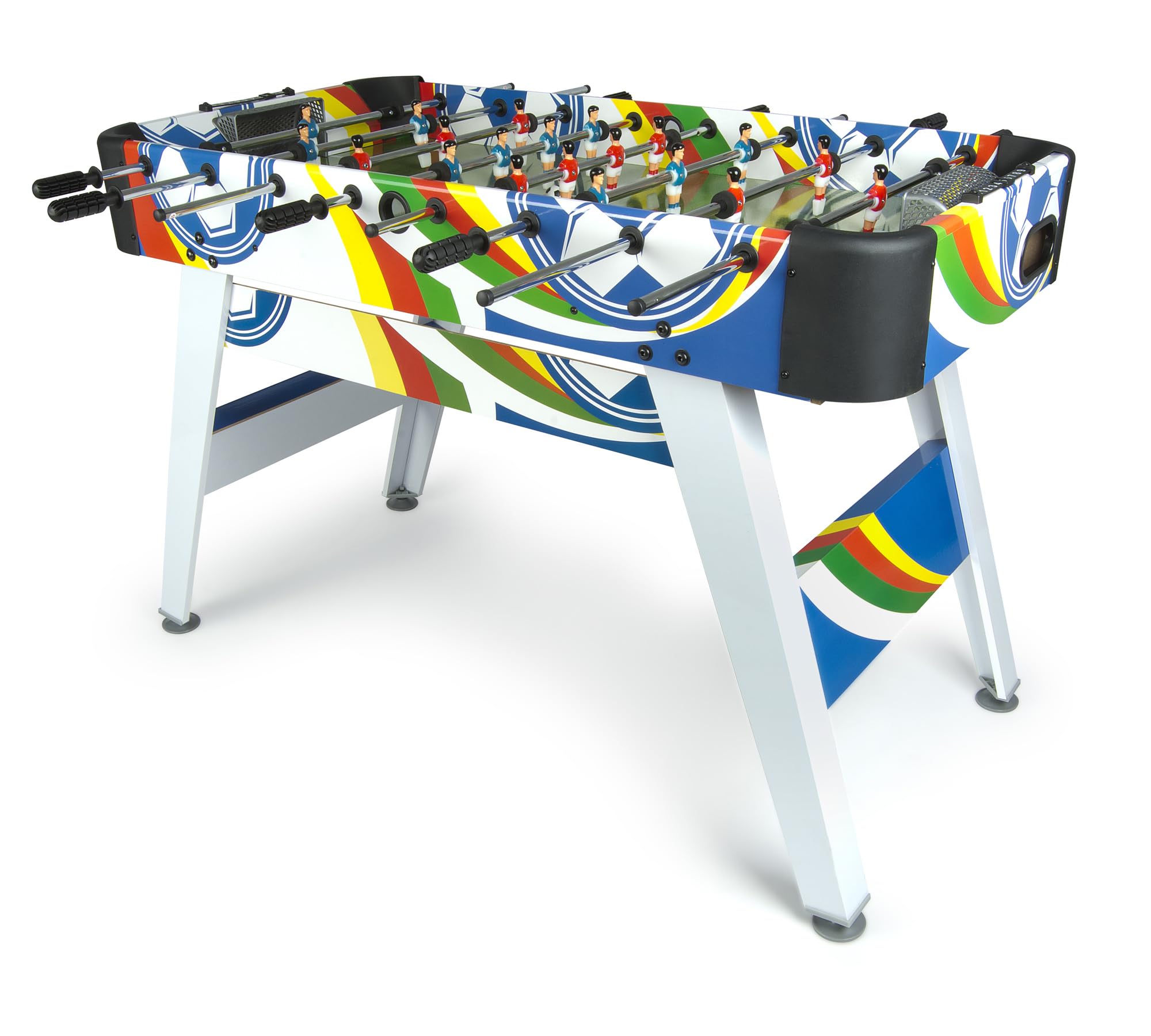 Baby-Foot Fun en Bois 119,5x60,5x81,5 cm avec Pieds Réglables