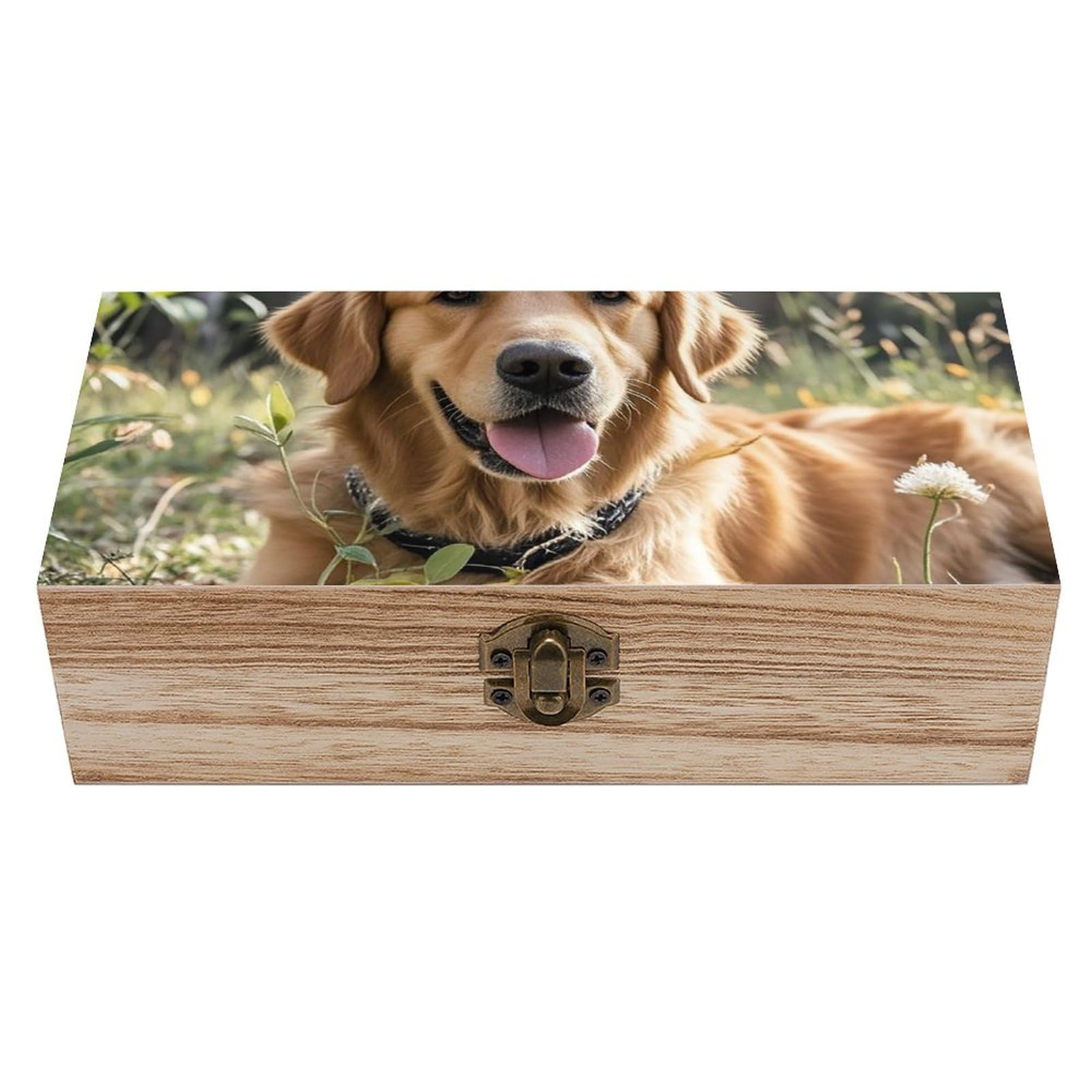 Boîte de rangement en bois cadeau idéal passionnés de chiens et coffret à bijoux