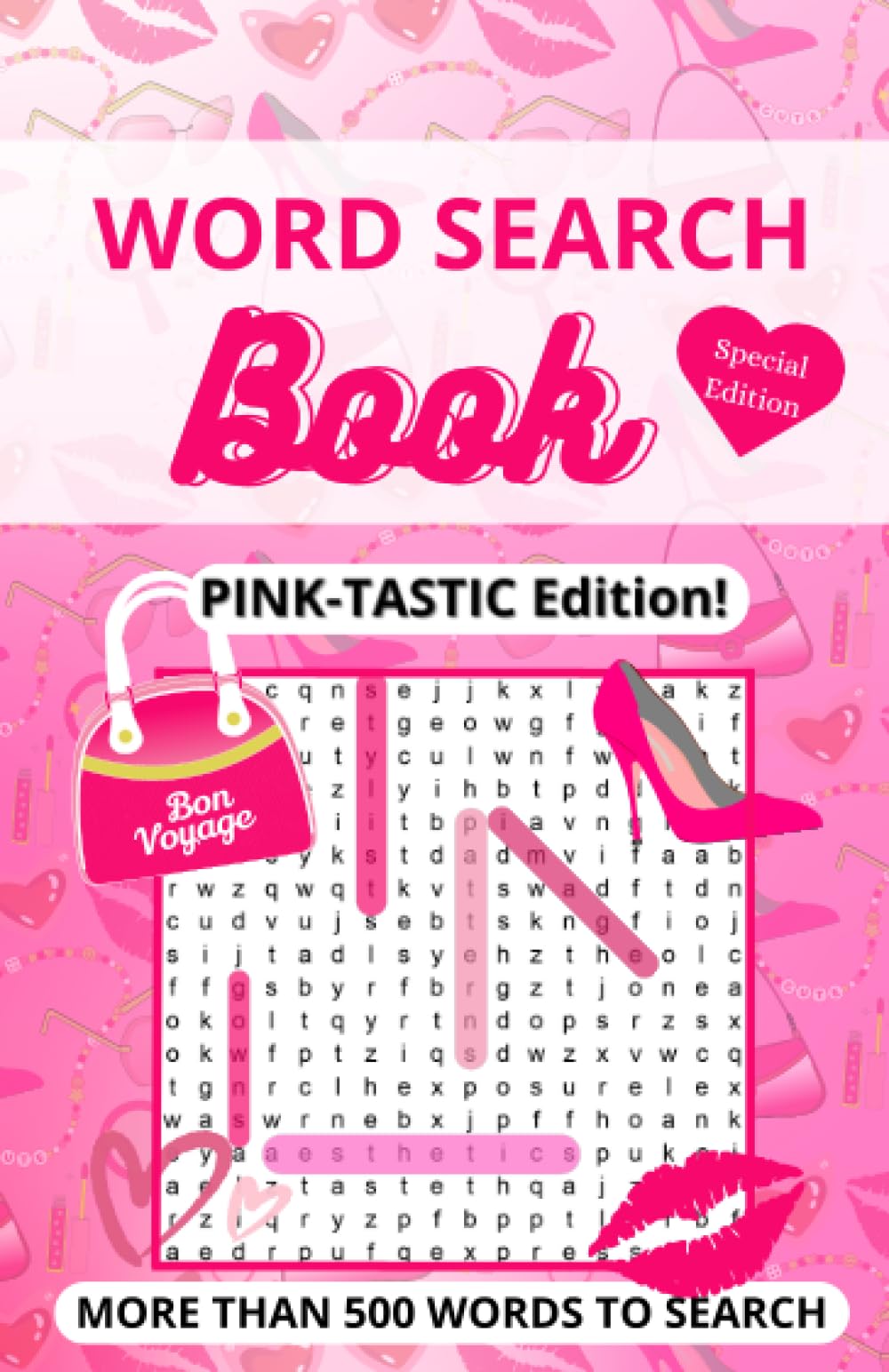Word Search Book: PINK-TASTIC Fashion Puzzles for All Ages