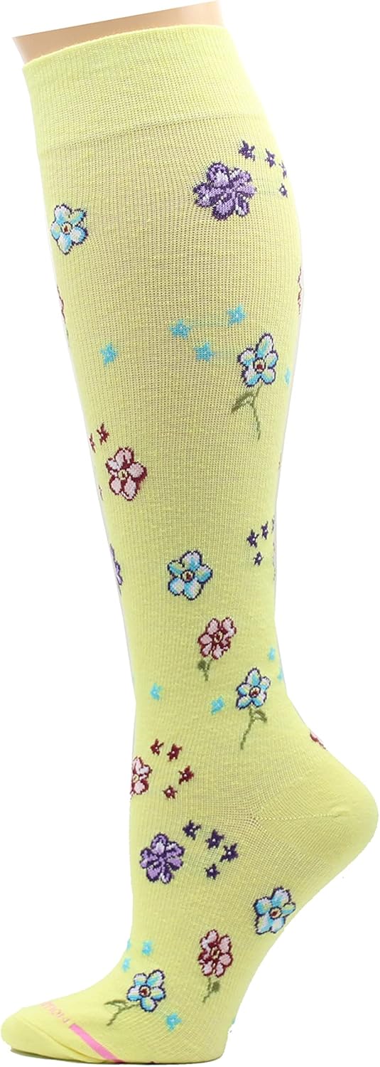 5 Pairs Dr. Motion Therapeutic Graduated 8-15mmHg Compression Women's Knee-hi Socks