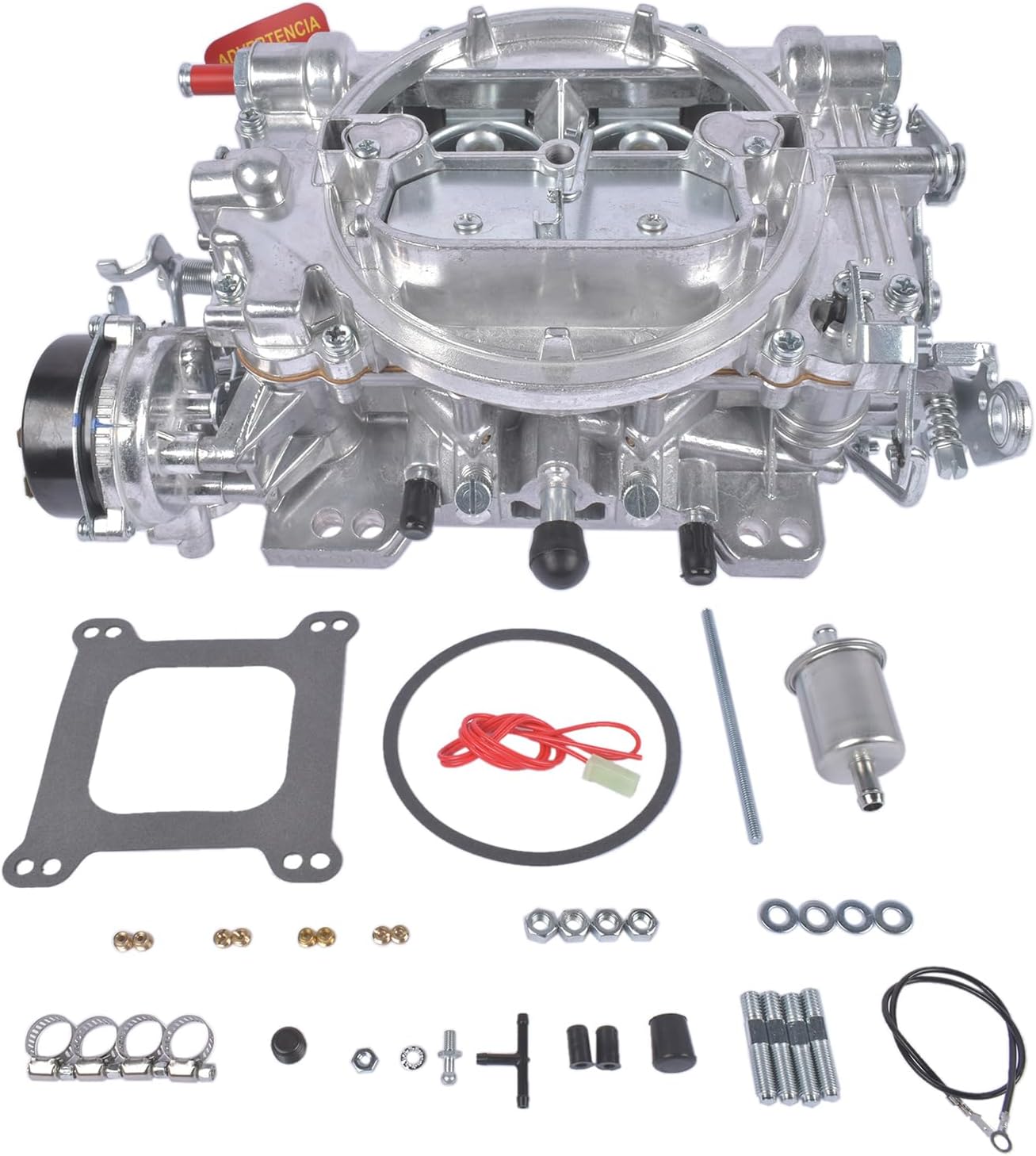 1406 Carburetor Electric Choke w/4 Barrel Square Bore carburetor flange, 600 CFM AFB-Style Replacement For Chevrolet Corvette Mercury GMC Oldsmobile Dodge Ford Pickups Trucks